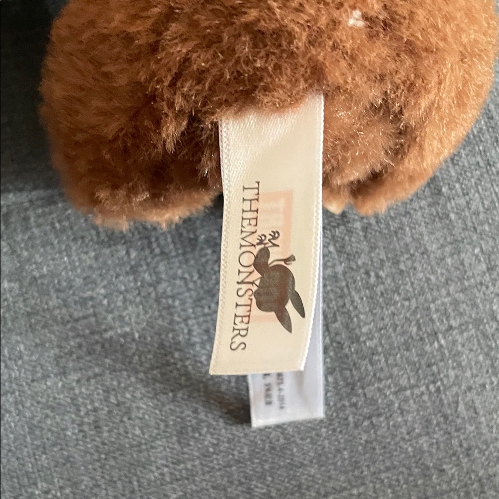 Brown Plush Bunny Keychain - Picture 3 of 5